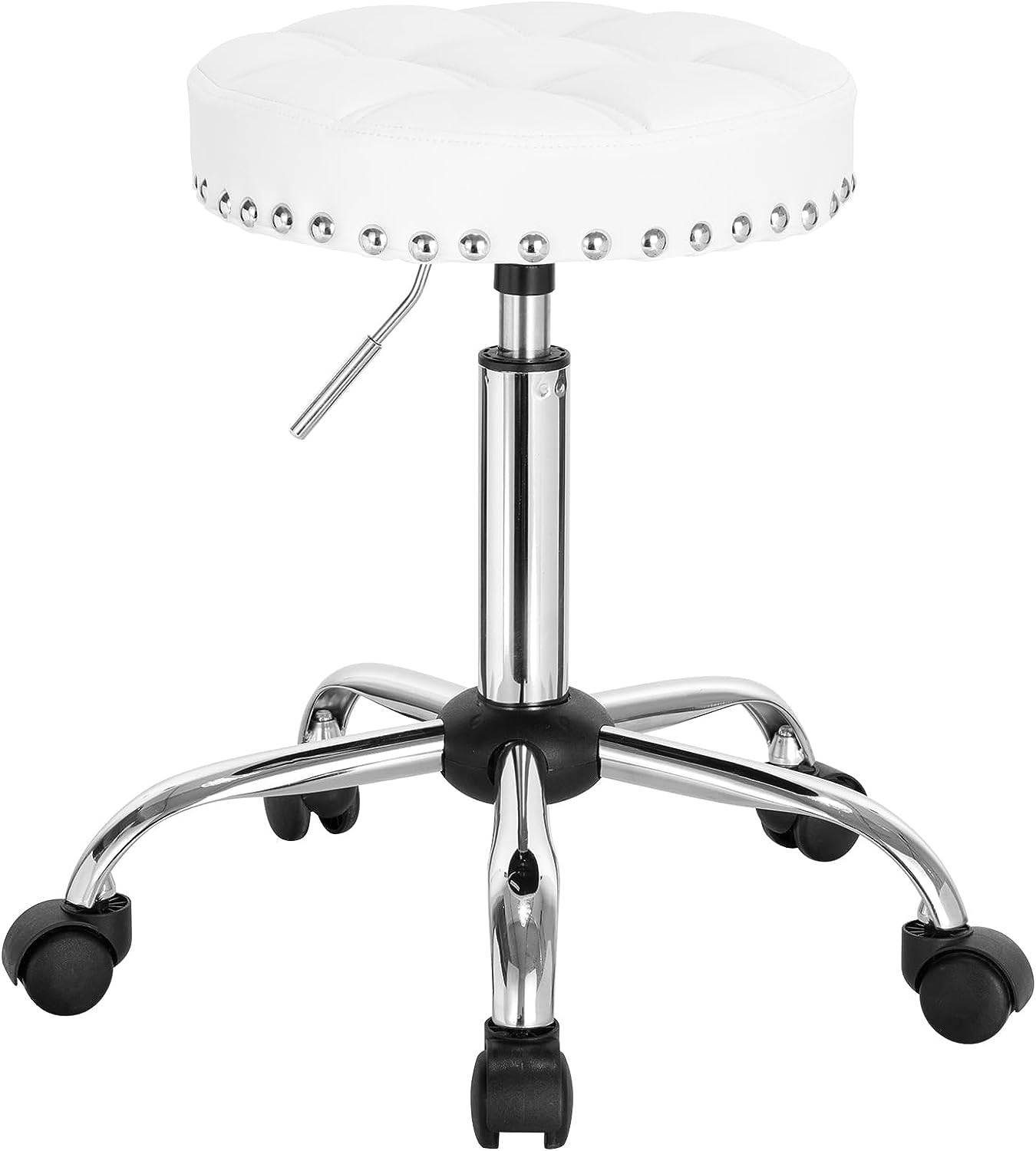 Woltu Drehhocker (1 St), Barhocker höhenverstellbar drehbar Kunstleder