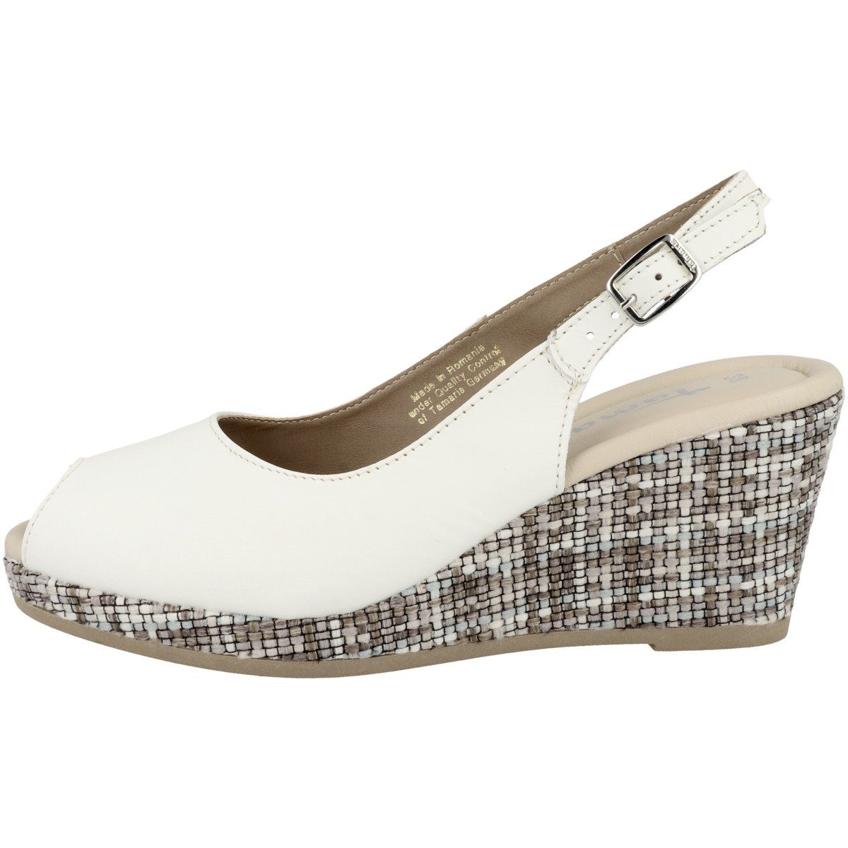 Mules Tamaris GreenStep Pour Femmes - Talon 3 Cm, Plateforme 25 Mm, En Textile Et Synthétique, Taille Normale EU