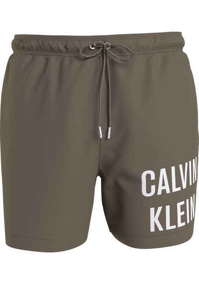 Calvin Klein Swimwear Badeshorts mit Kordelband am Bund