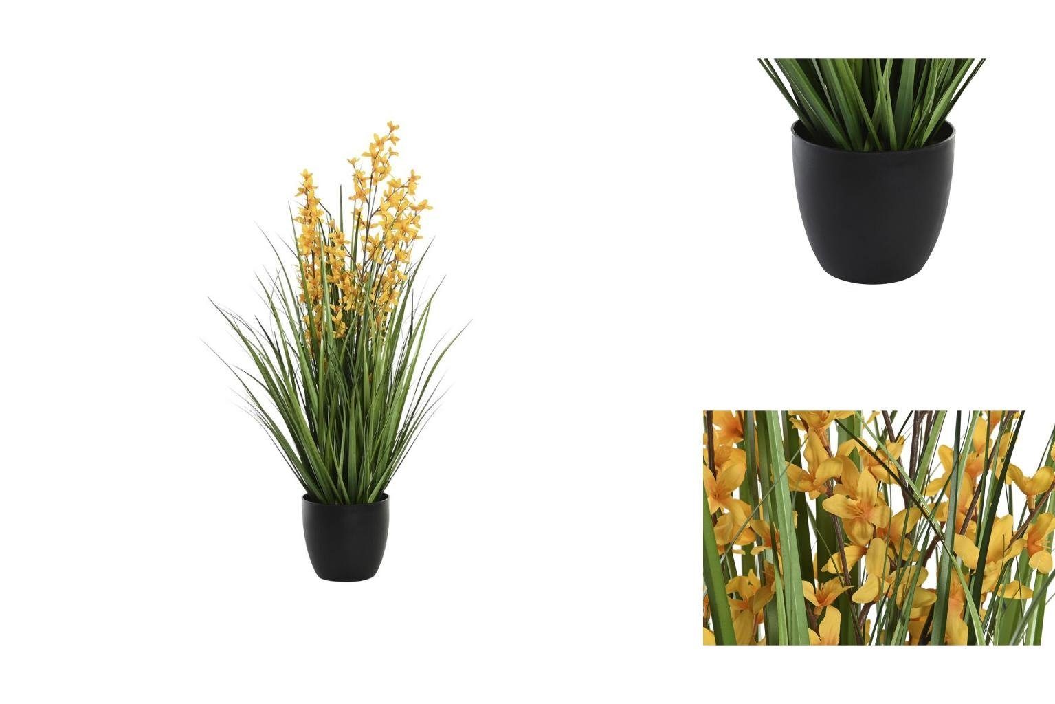 Künstliche Zimmerpflanze Dekorationspflanze DKD Home Decor Gelb 25 x 25 x 91 cm, DKD Home Decor, Höhe 91 cm