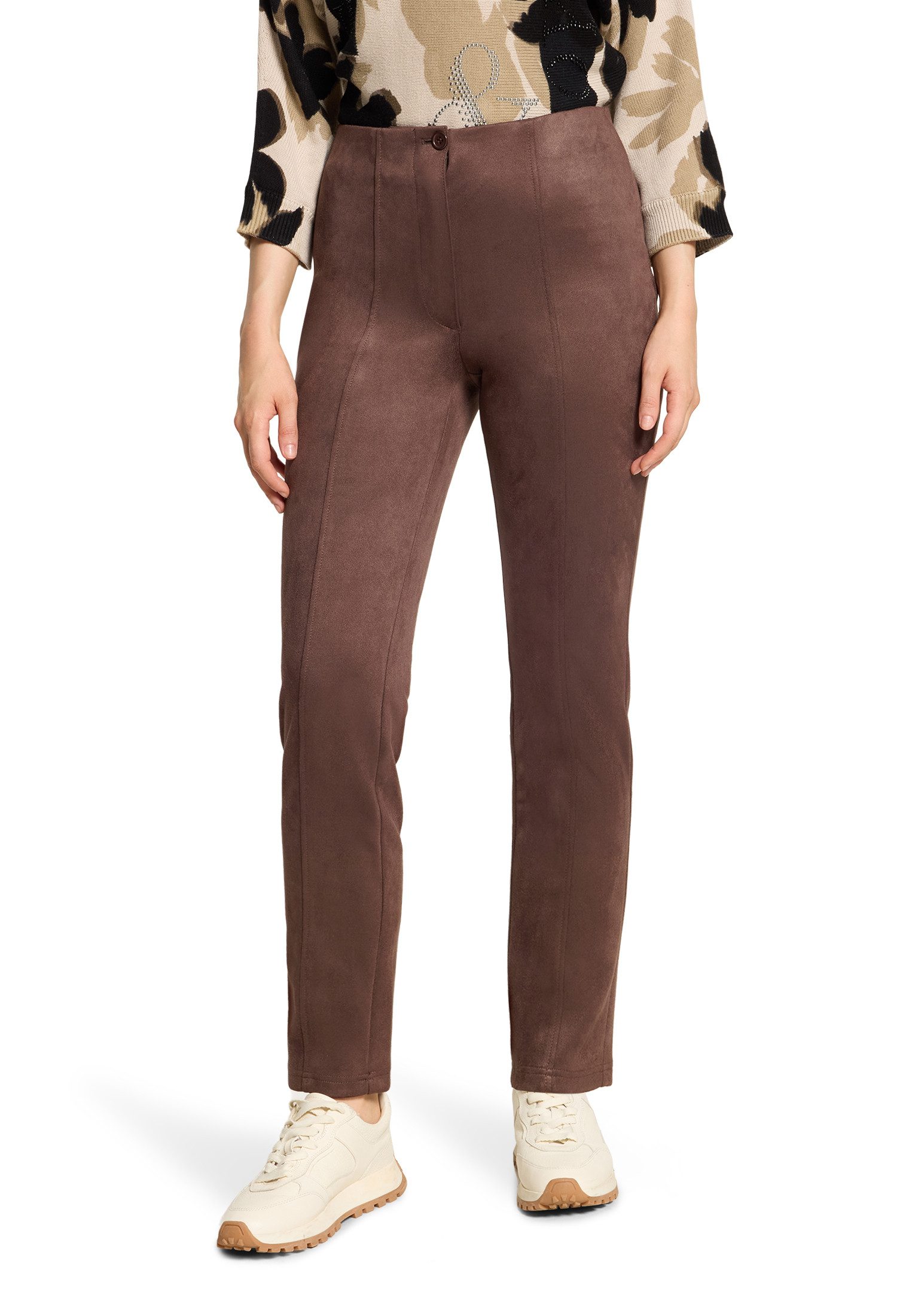 Stoffhose Damen Slim Fit