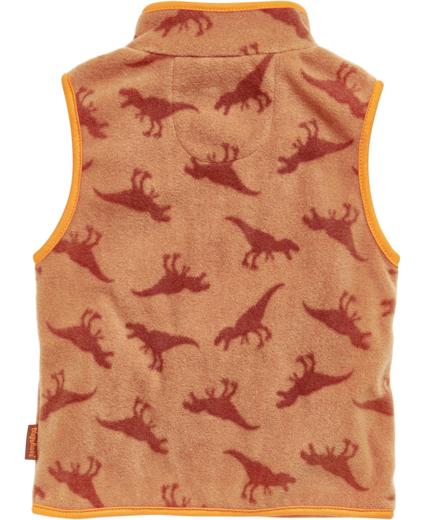 Playshoes Strickfleecejacke Fleece-Weste Dinos