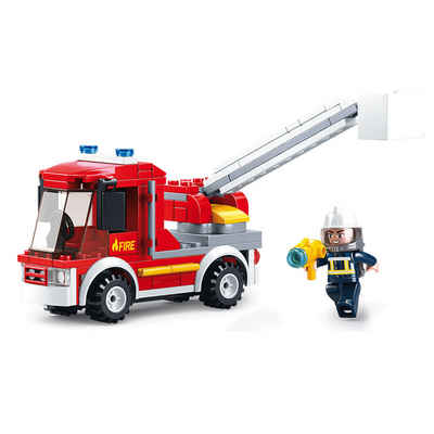 Sluban Spielbausteine Feuerwehr kleine Drehleiter