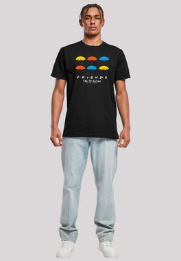 F4NT4STIC T-Shirt FRIENDS Bunte Regenschirme Herren,Premium Merch,Regular-Fit,Basic,Bedruckt