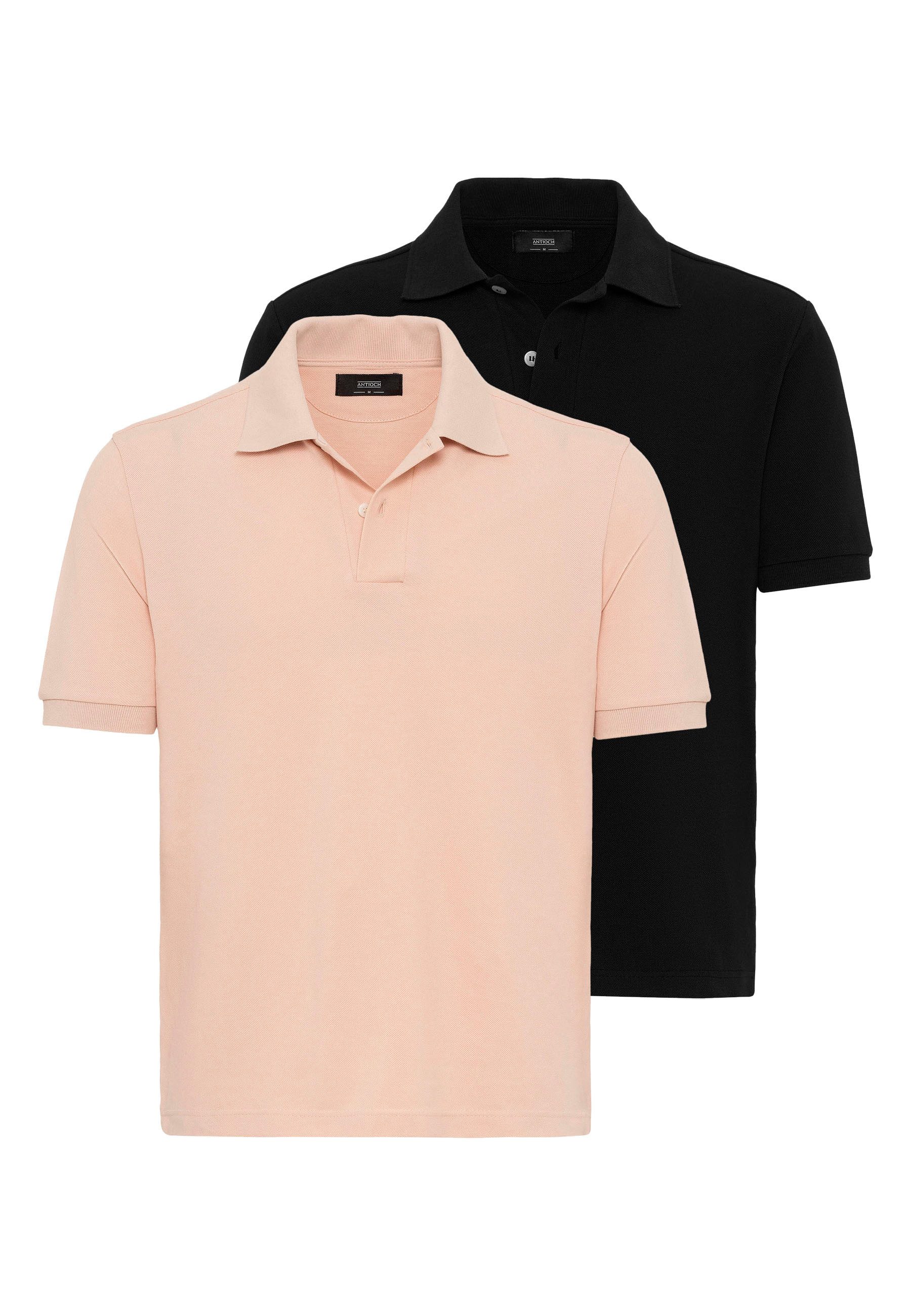 Antioch  T-Shirts & Poloshirts Gianpiero 2 Pack Regular Fit T-Shirt günstig online kaufen