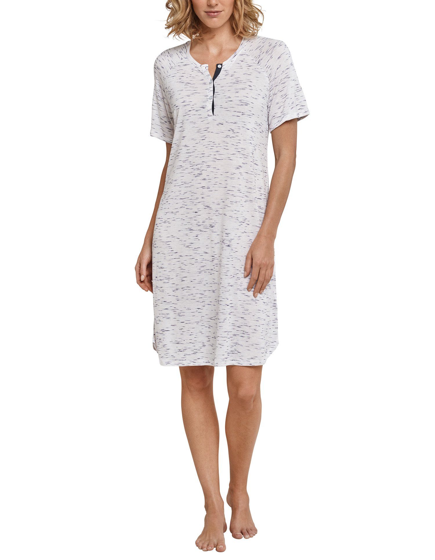 Schiesser Nachthemd selected premium (Set, 1-tlg., Set) Damen Sleepshirt, Nachthemd, 1/2 Arm, 90cm