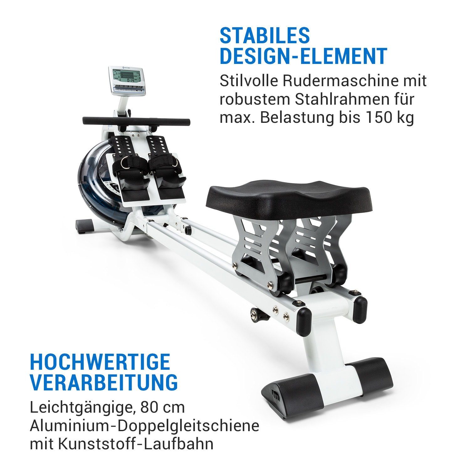 Sports Capital mit M2 Flow ;Trainingscomputer Rudermaschine LCD-Display) (Tablet-Halterung