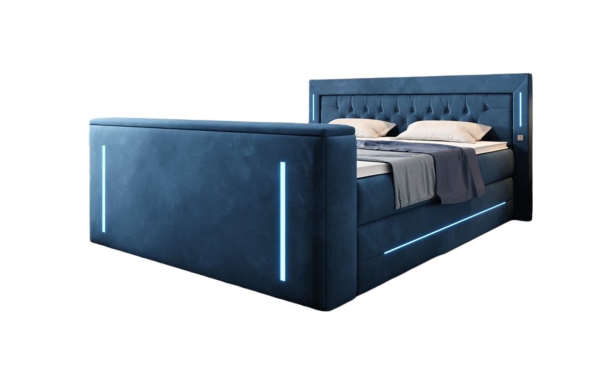 Luxusbetten24 Boxspringbett Divalo, mit TV Lift günstig online kaufen