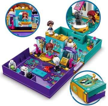 LEGO® Konstruktionsspielsteine Die kleine Meerjungfrau – Märchenbuch (43213), LEGO® Disney Princess, (134 St)