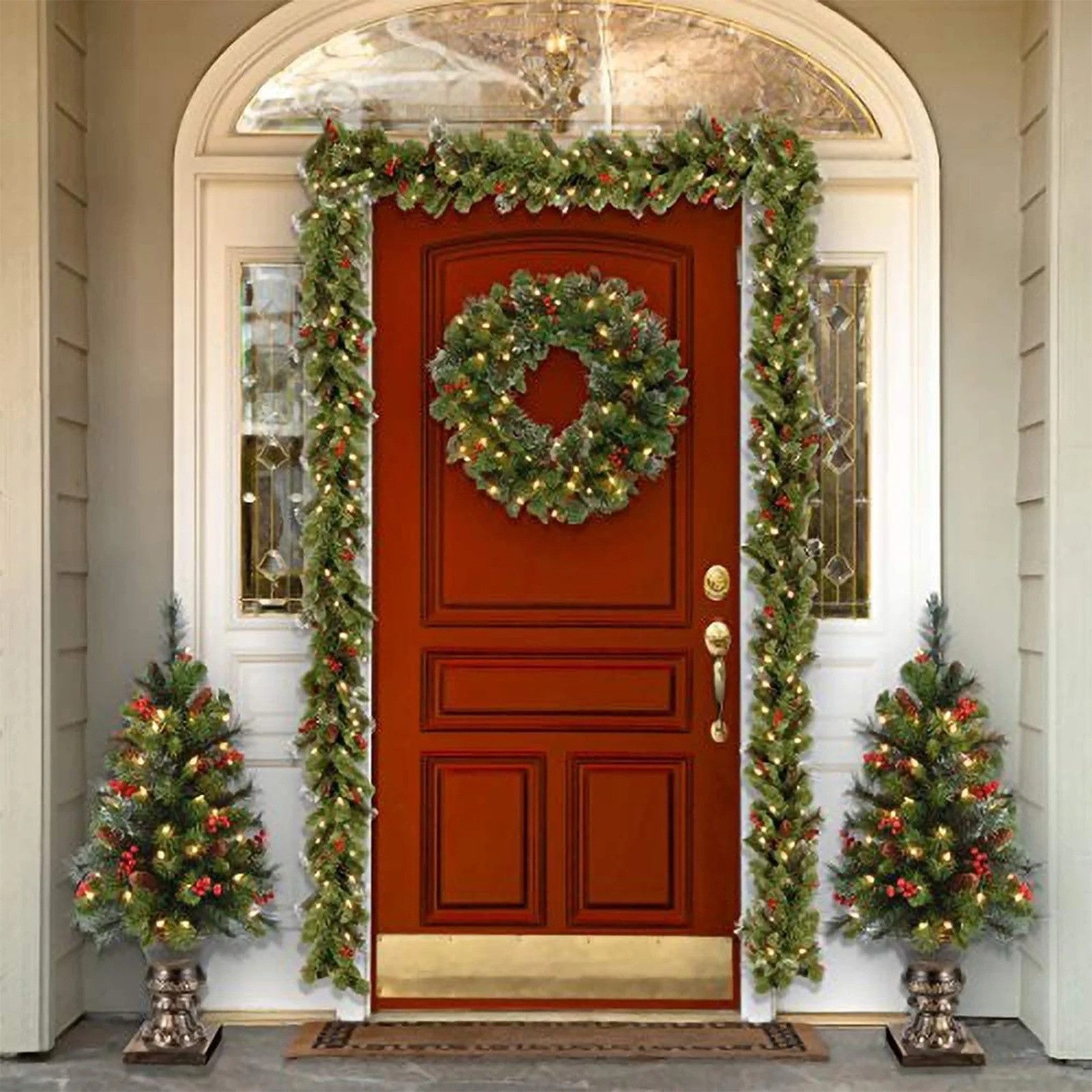 Kunstkranz 30-45cm Weihnachtskranz, Weihnachts Türkranz, Coonoor, günstig online kaufen