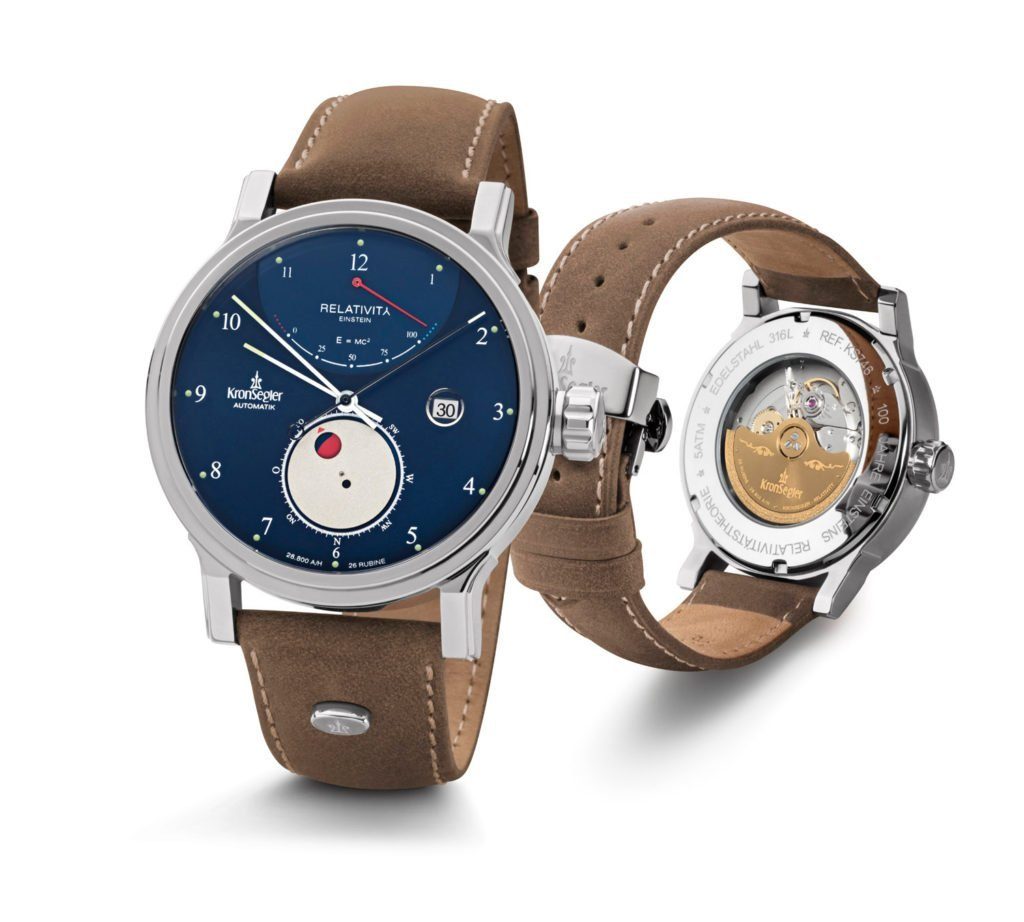Automatikuhr Einstein Relativity Herrenuhr m. Lederband
