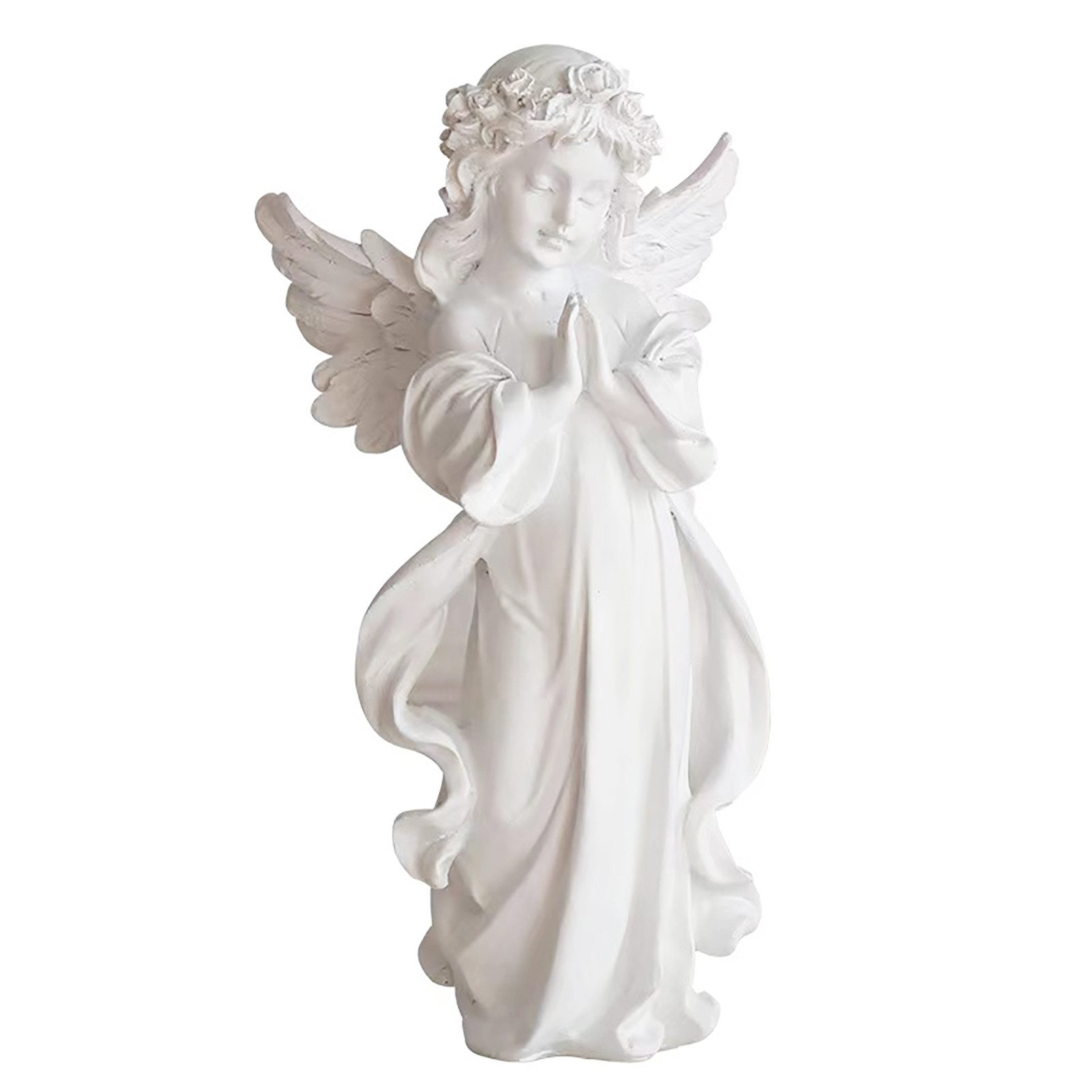 Jumpeak Engelfigur Dekorative Figuren, Weißer Engel günstig online kaufen