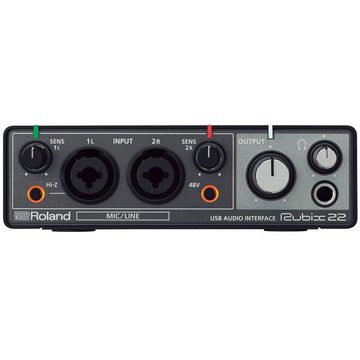 Roland Audio Roland Rubix22 USB Audio-Interface + Kopfhörer Digitales Aufnahmegerät
