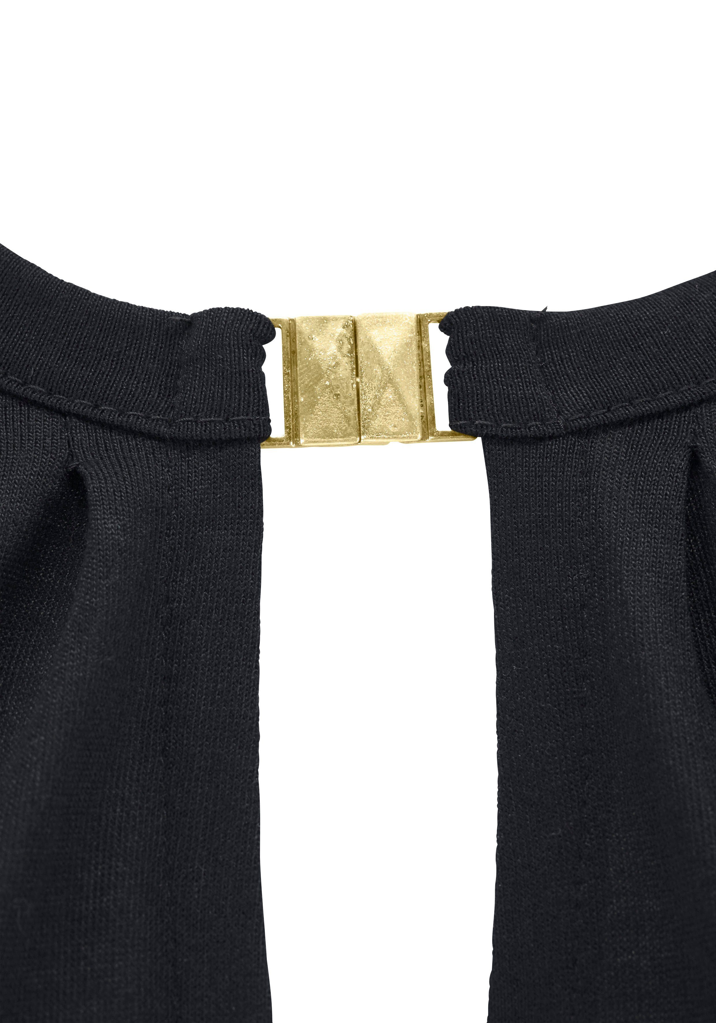 LASCANA Tanktop mit Zieraccessoire, lässiges Jerseytop, casual