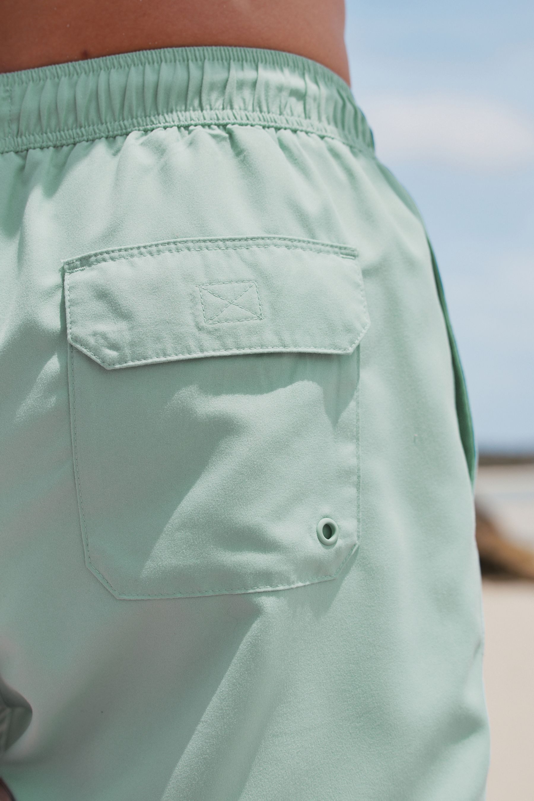 Next Badeshorts Basic-Badeshorts ohne Logo (1-St)