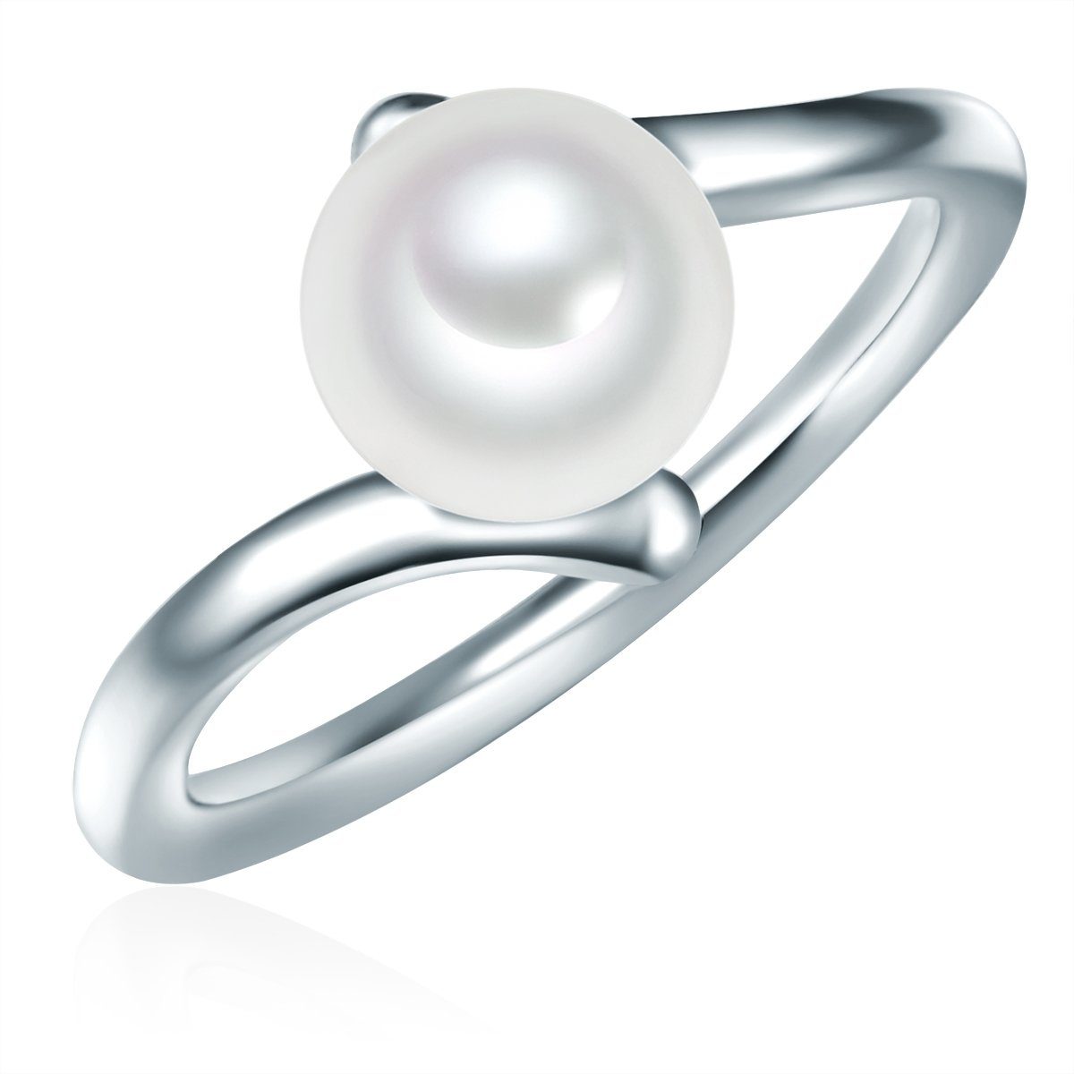 Valero Pearls Fingerring silber, mit Süßwasser-Zuchtperle