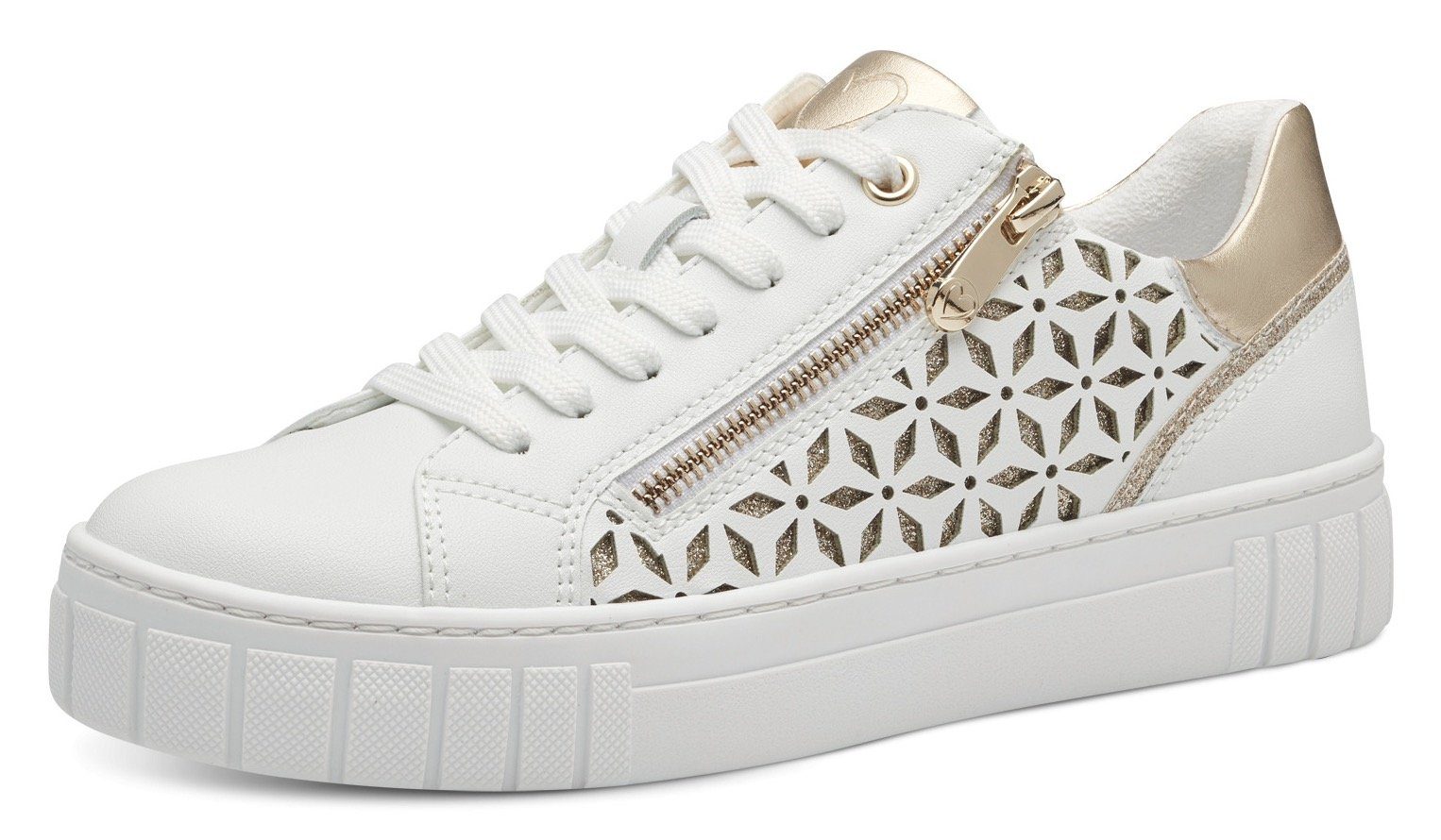 MARCO TOZZI Plateausneaker, Freizeitschuh, Halbschuh, Schnürschuh günstig online kaufen