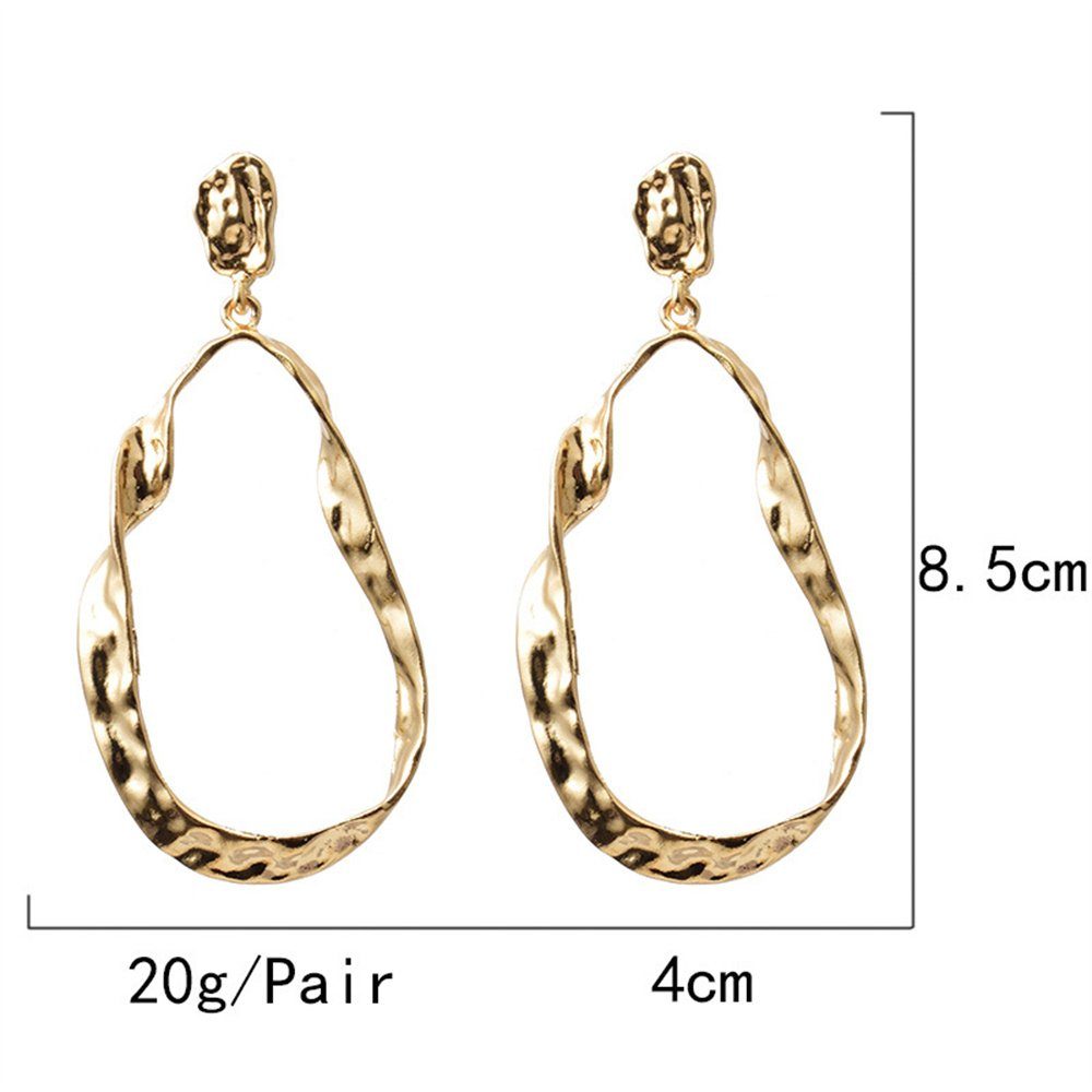 Qualität Einzigartige Ohrhänger Damen-Ohrringe, Gold/Silber Ohrringe, Paar hohe Dekorative