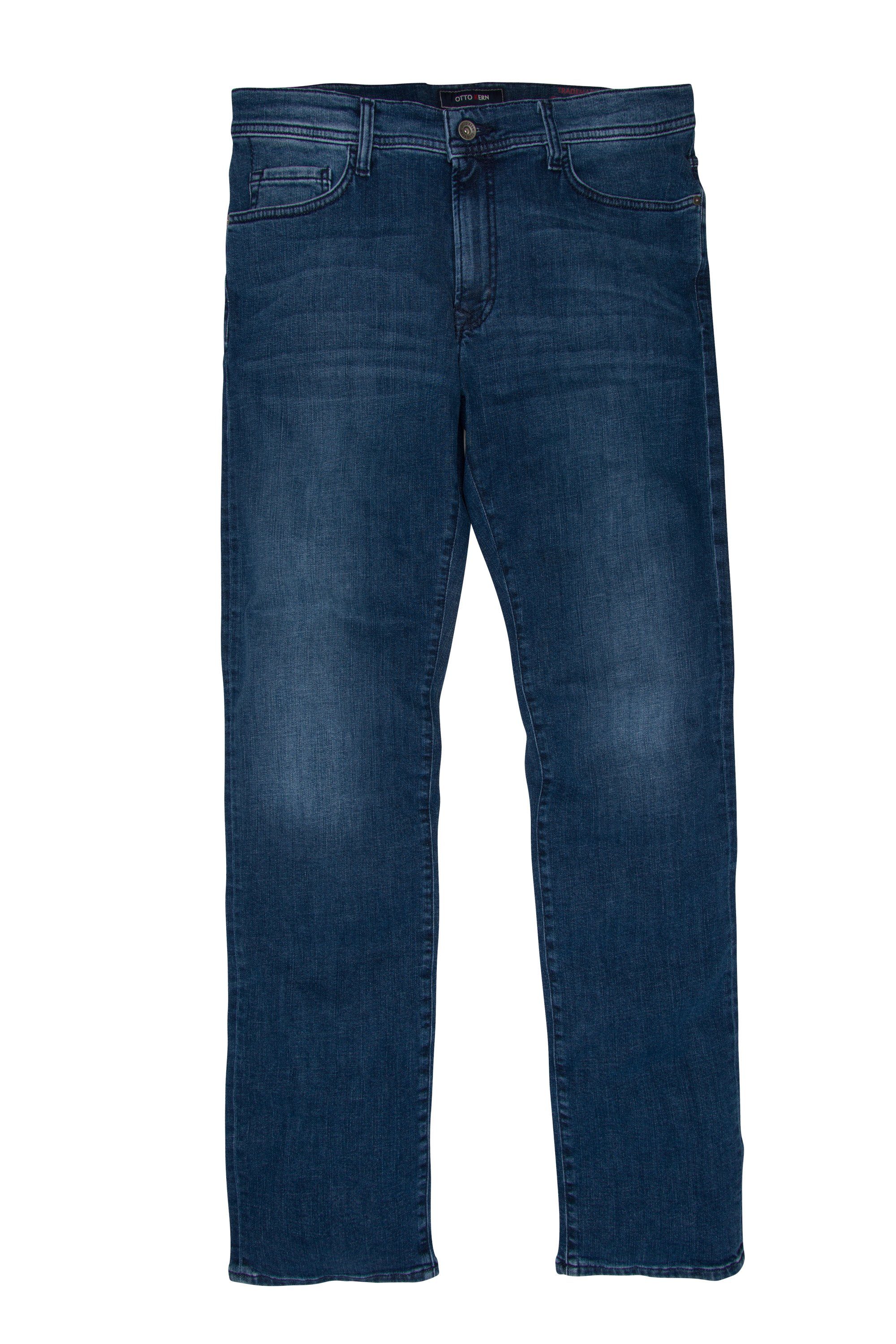  Kern 5-Pocket-Jeans OTTO KERN JOHN medium blue used buffies 67042 6810.6824 - Dynamic