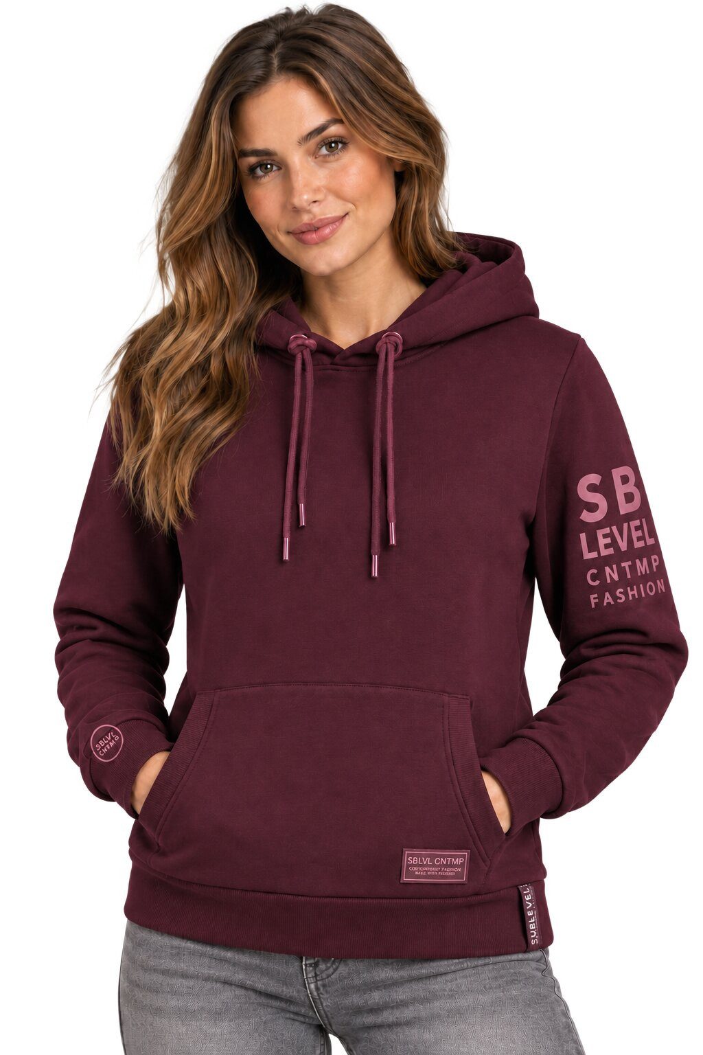 SUBLEVEL Kapuzenpullover Hoodie Damen Kapuzenpullover Kapuzensweater Sweatshirt Perfekte Passform Hochwertige Verarbeitung, Angenehm weich …