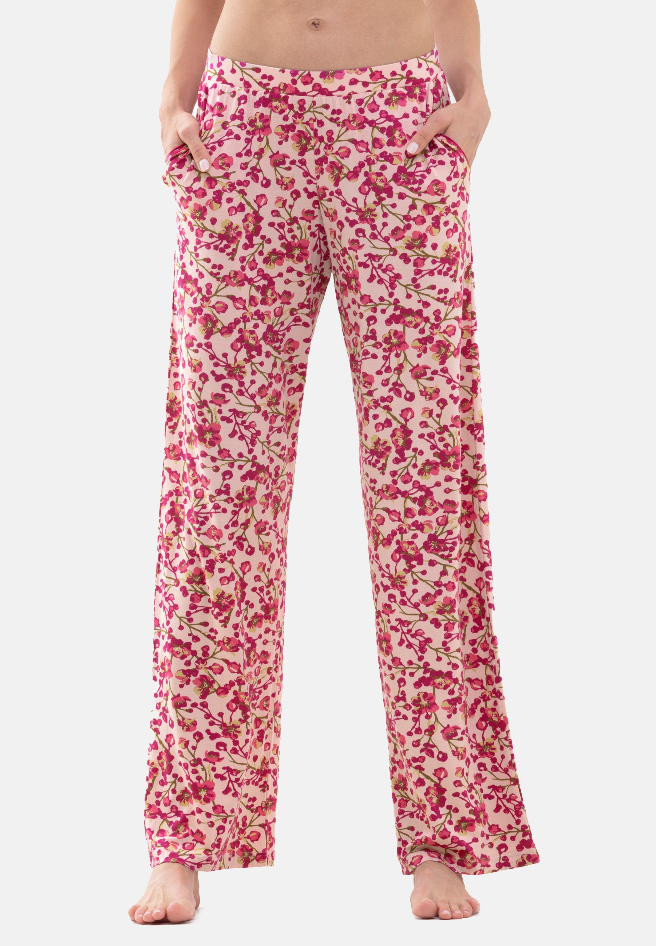 Mey Schlafhose Weites Schlafanzug - Lange (1-tlg) Millie elastischer Bein - Bund Pyjama-Hose, Hose Lovestory
