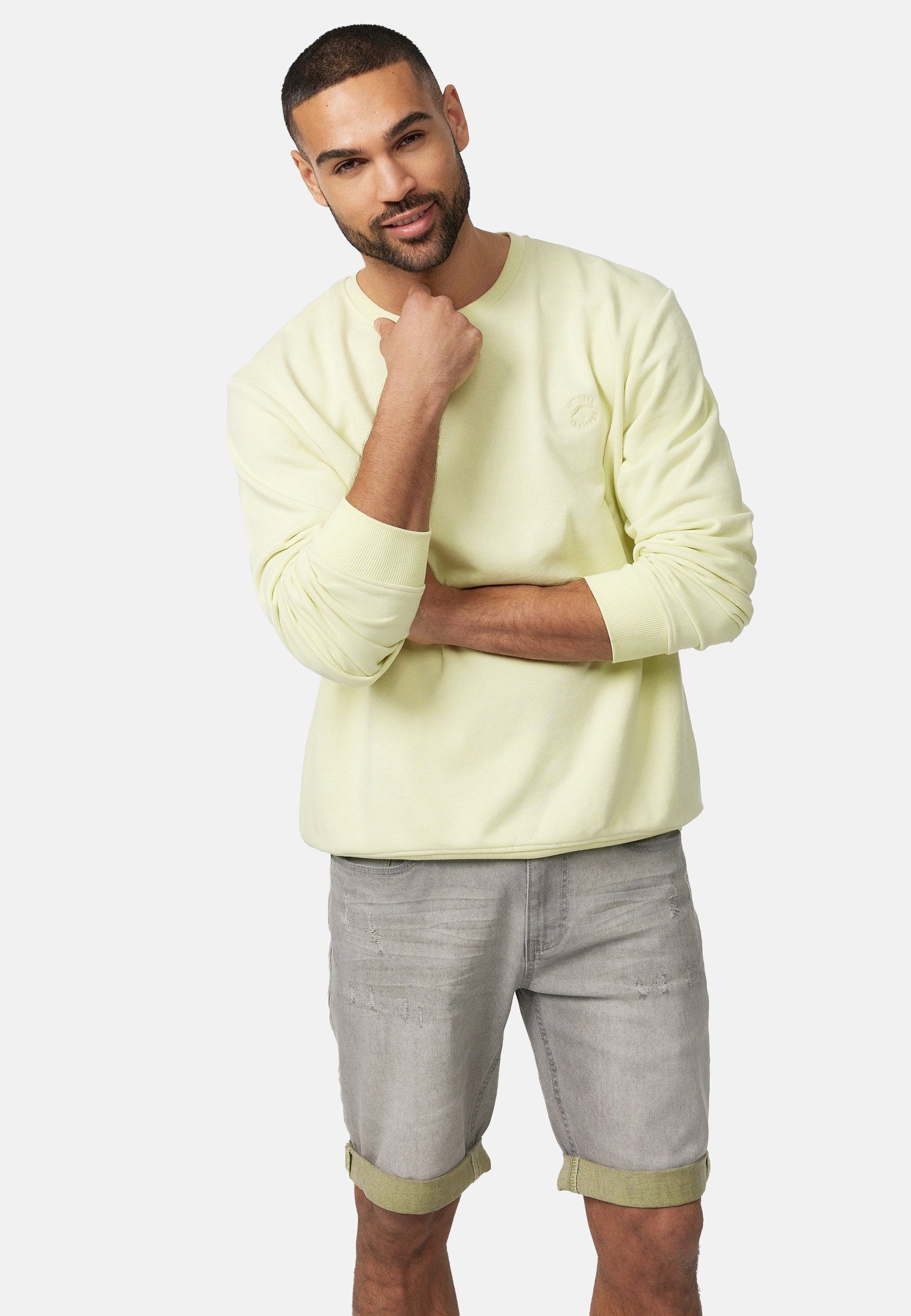 Indicode Holt Young Wheat Sweater