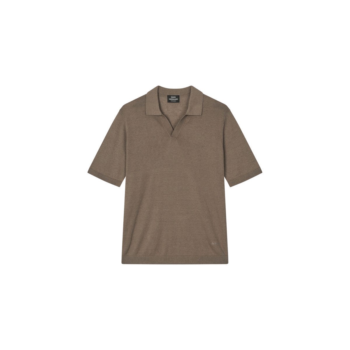 MADS NORGAARD COPENHAGEN Poloshirt Cotton Lino Theo Polo Herren T-Shirt, Shirt, Poloshirt, Polohemd, Sportshirt