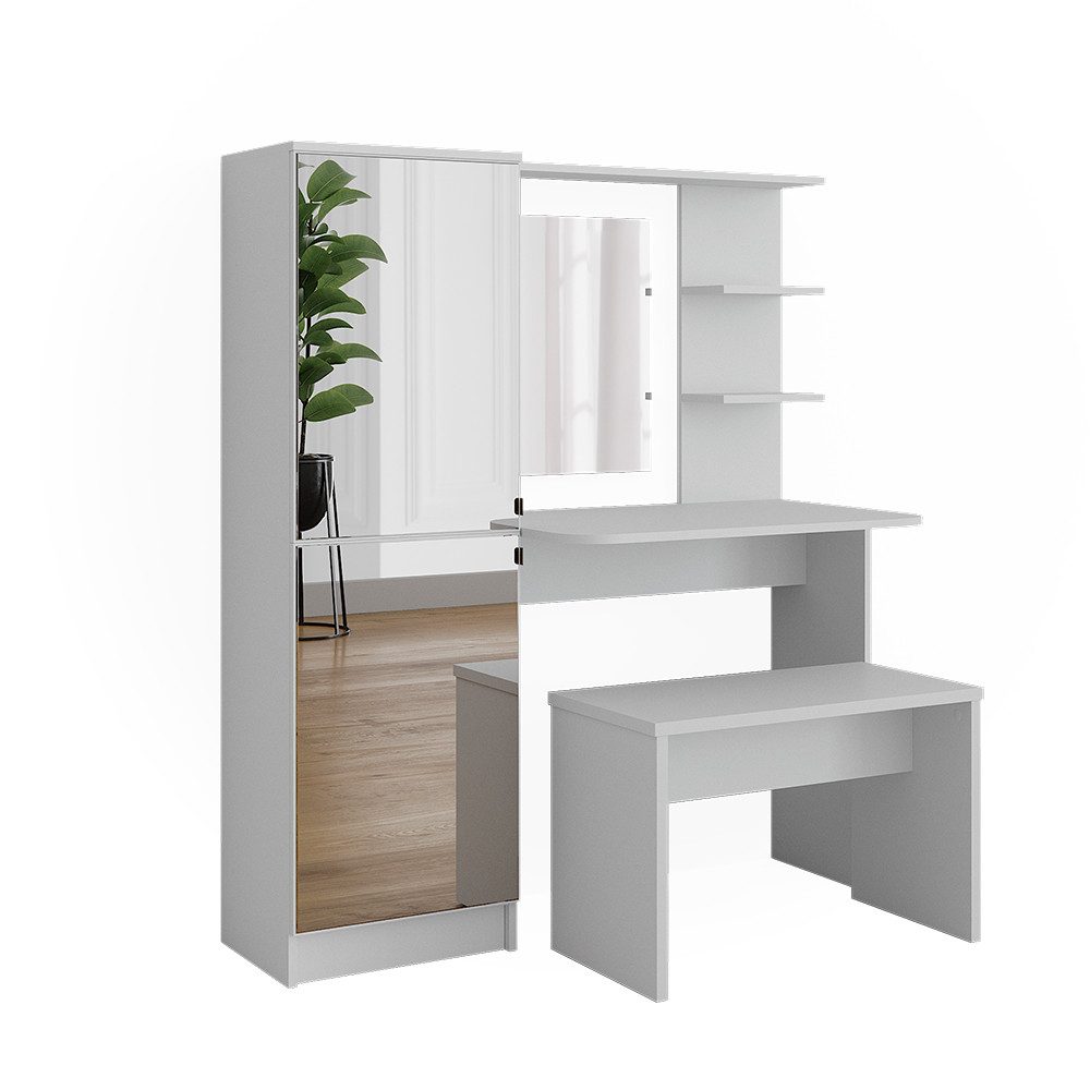 Vicco Schminktisch Jasmin, Weiß, 123 x günstig online kaufen