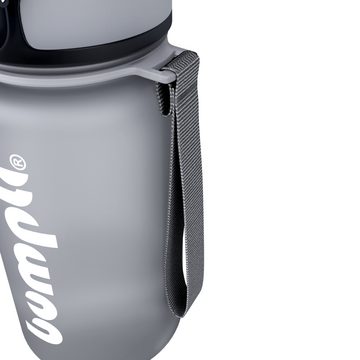 bumpli® Trinkflasche Kinder Trinkflasche 350ml (softTouch) Wasserflasche, Sportflasche, BPA-frei, auslaufsicher, Handschlaufe & 1-Klick-Verschluss