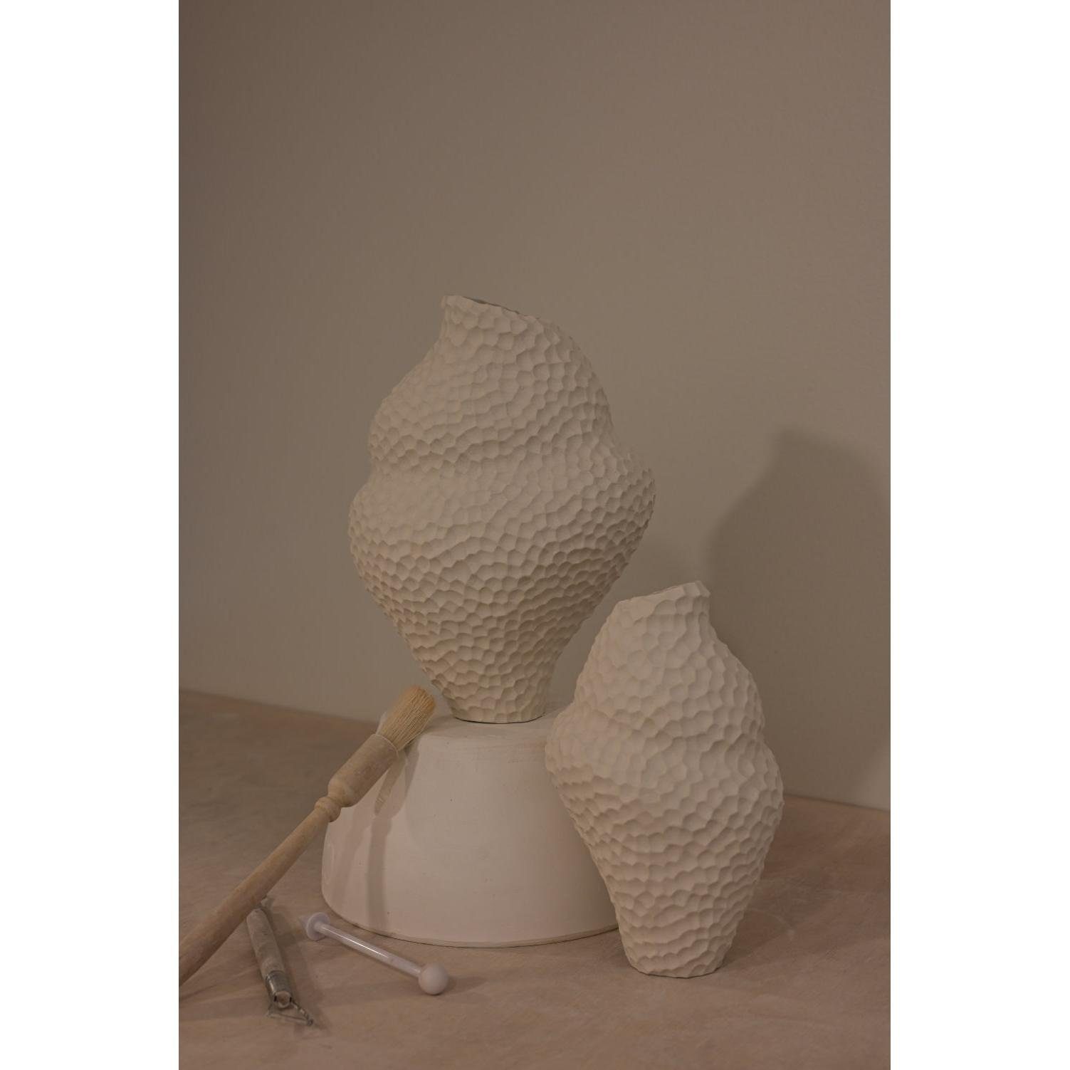 Leinen (20,5 Cooee Vase Design cm) Dekovase Isla