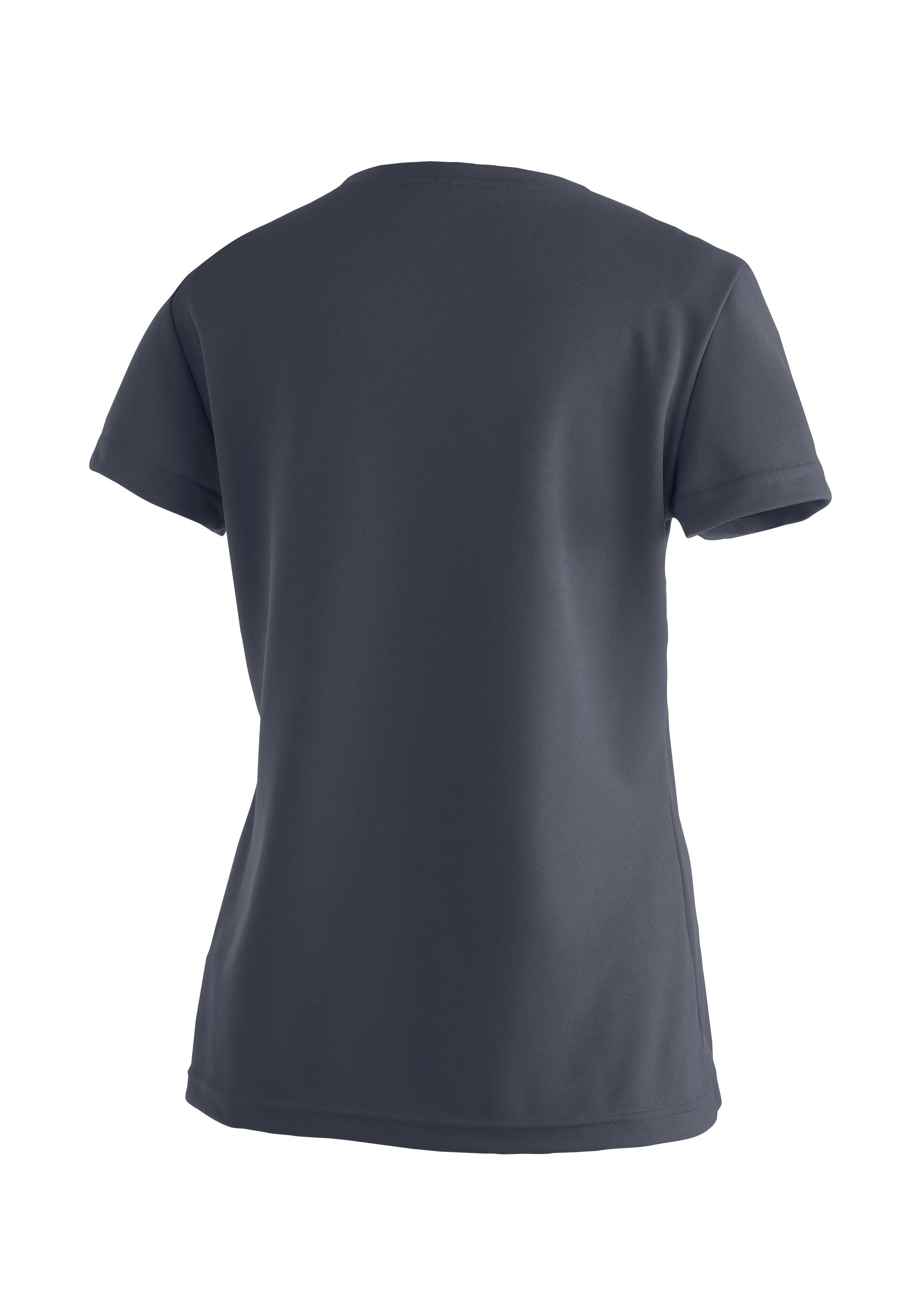 Maier Sports T-Shirt Waltraud Damen Kurzarmshirt, leichtes Sommer Funktionsshirt, Rundhals, Reg Fit