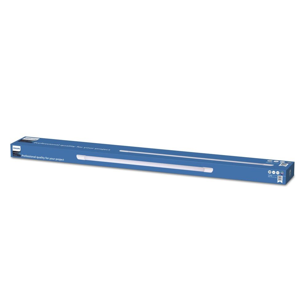 Philips Lichtleiste Philips LED Lichtleiste ProjectLine, 60 cm 1600 lm, Inkl. Leuchtmittel, Nicht dimmbar ohne Bewegungsmelder