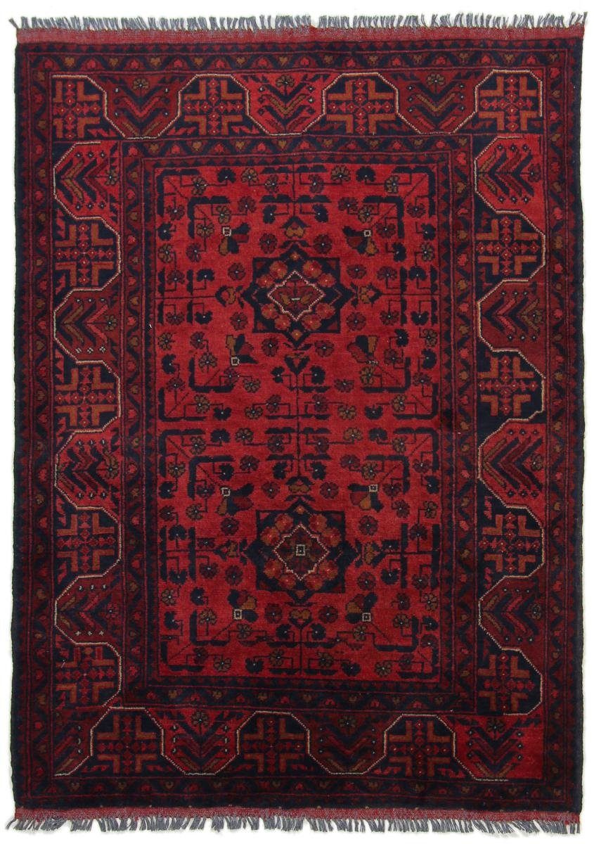 Orientteppich Khal Mohammadi 107x150 Handgeknüpfter Orientteppich, Nain Trading, rechteckig, Höhe: 6 mm