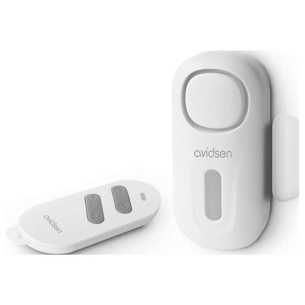 Avidsen Avidsen Tür-/Fensteralarm Weiß Set mit Fernbedienung 120 dB 100022 Alarmanlage