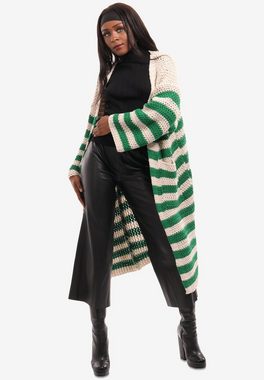 YC Fashion & Style Cardigan "Striped Comfort" mit XXL-Einschubtaschen (1-tlg) in Unifarbe