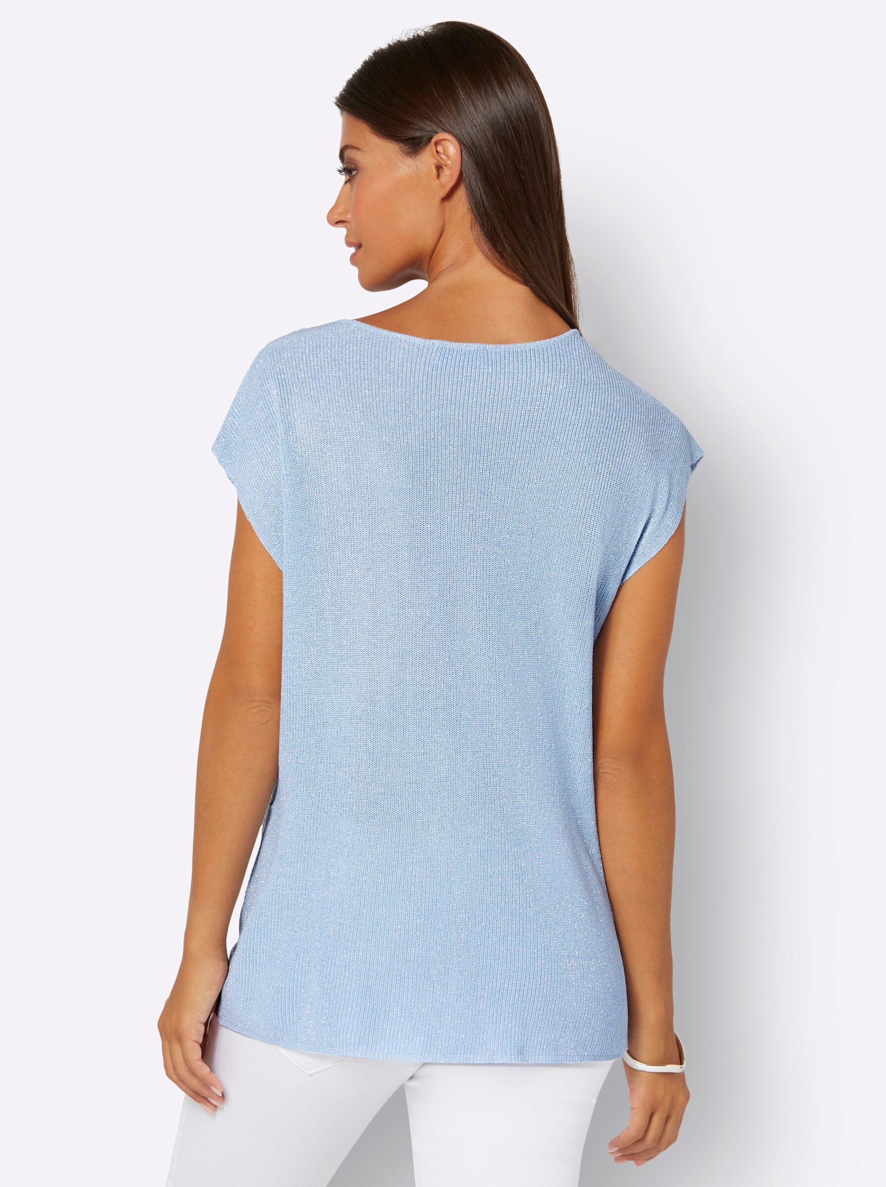 creation L Strickpullover V-Ausschnitt-Pullover . günstig online kaufen