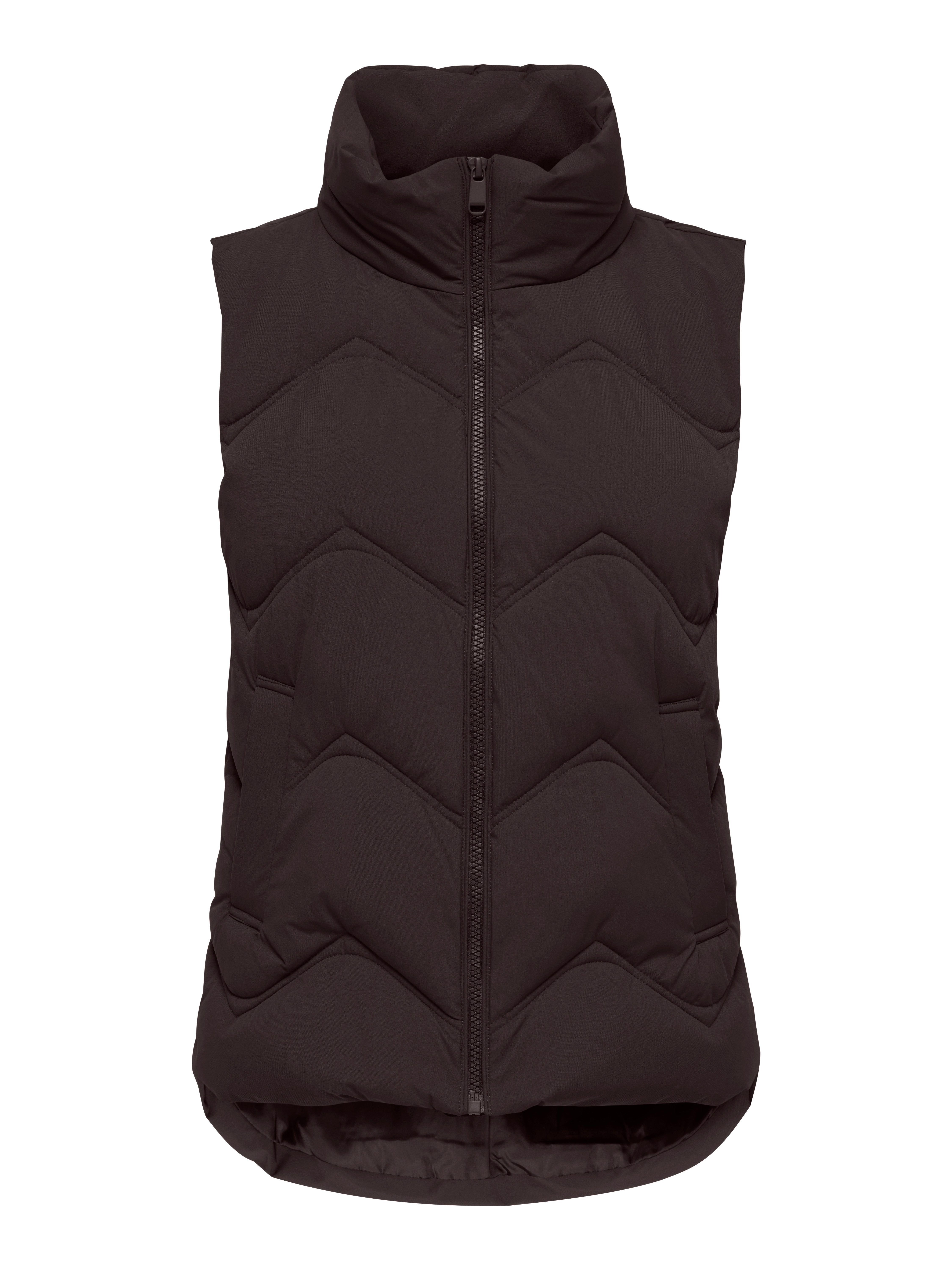 JDY Steppweste JDYPOWER SHORT WAISTCOAT OTW HAB Kunstfaser