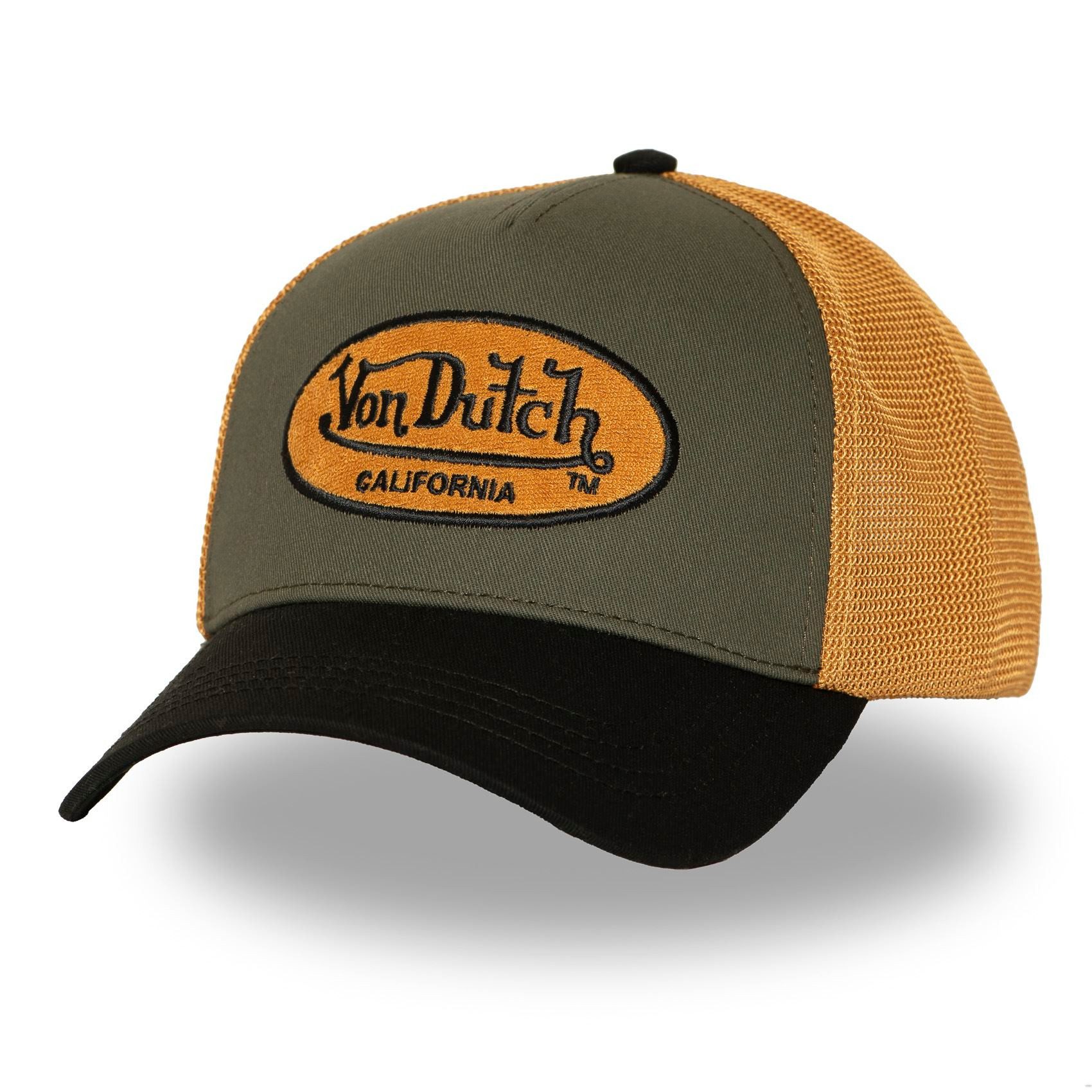 Von Dutch Trucker Cap Von Dutch Originals Trucker Cap - CALIFORNIA TERRY PATCH Mesh (Basecap, Meshcap, Trucker Kappe)