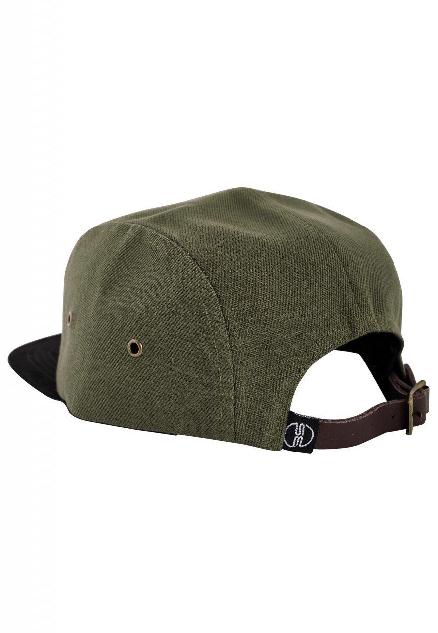 Blackskies Snapback Cap Port Louis 5-Panel Cap - Olive-Schwarz