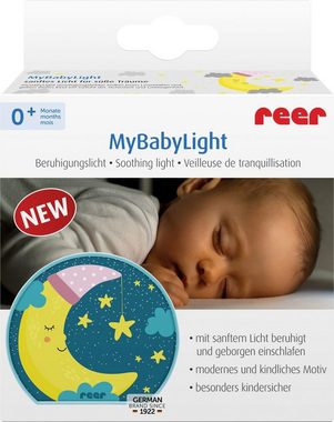 Reer Nachtlicht Reer LED-Nachtlicht MyBabyLight Mond, LED, Nicht dimmbar nicht Smart Home-fähig ohne Bewegungsmelder