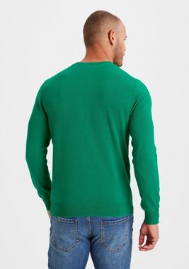 H.I.S V-Ausschnitt-Pullover aus Feinstrick in legerer Form