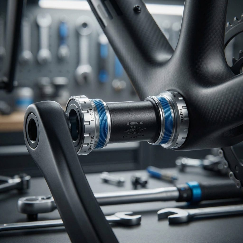 Shimano Fahrradpedale SHIMANO Innenlager RS501 BSA - zuverlässige Performance für moderne An