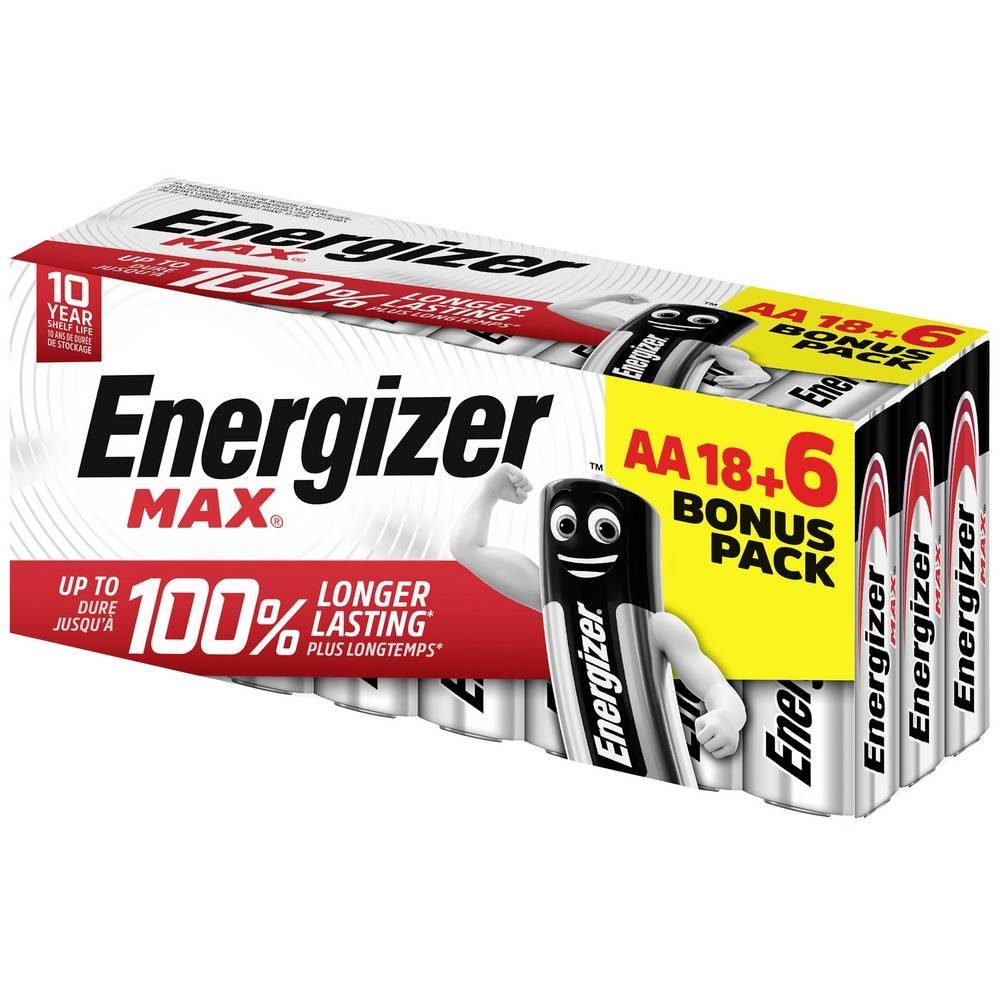 Energizer Alkaline Mignon-Batterien, 18+6 E303513100 Batterie