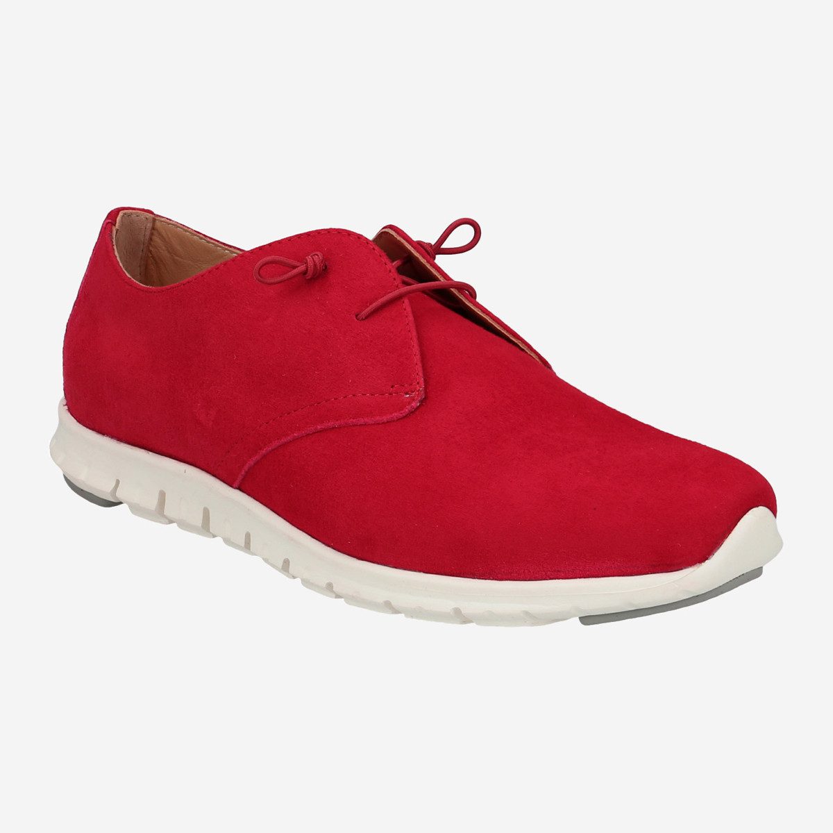 Perlato Perlato 11397 KISS, Schnürschuhe in Rot für Damen Schnürschuh