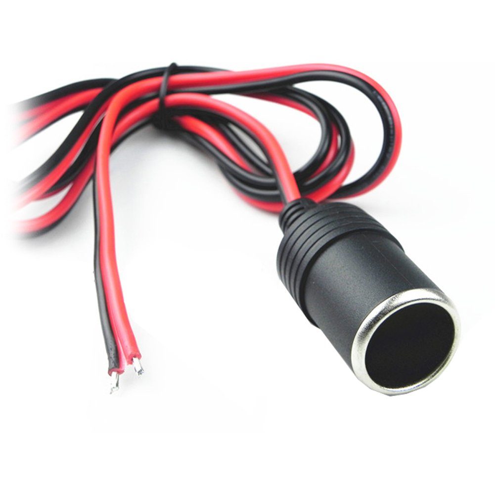 B50C Kfz Einbau Steckdose Zigarettenanzünder Dose 12-24V Adapter Kabel Autoladekabel