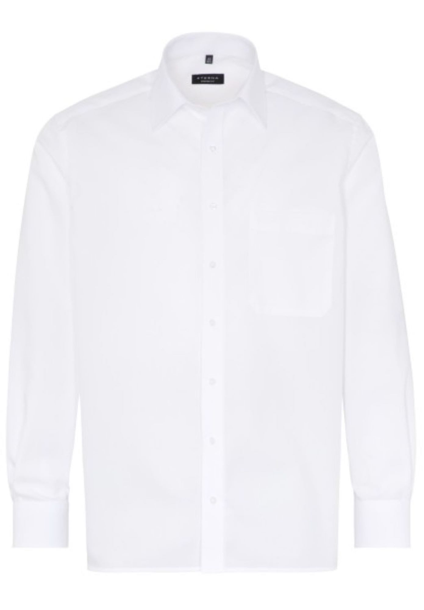 Businesshemd 1100-X19K, Langarmhemd Modern Fit Popeline unifarben