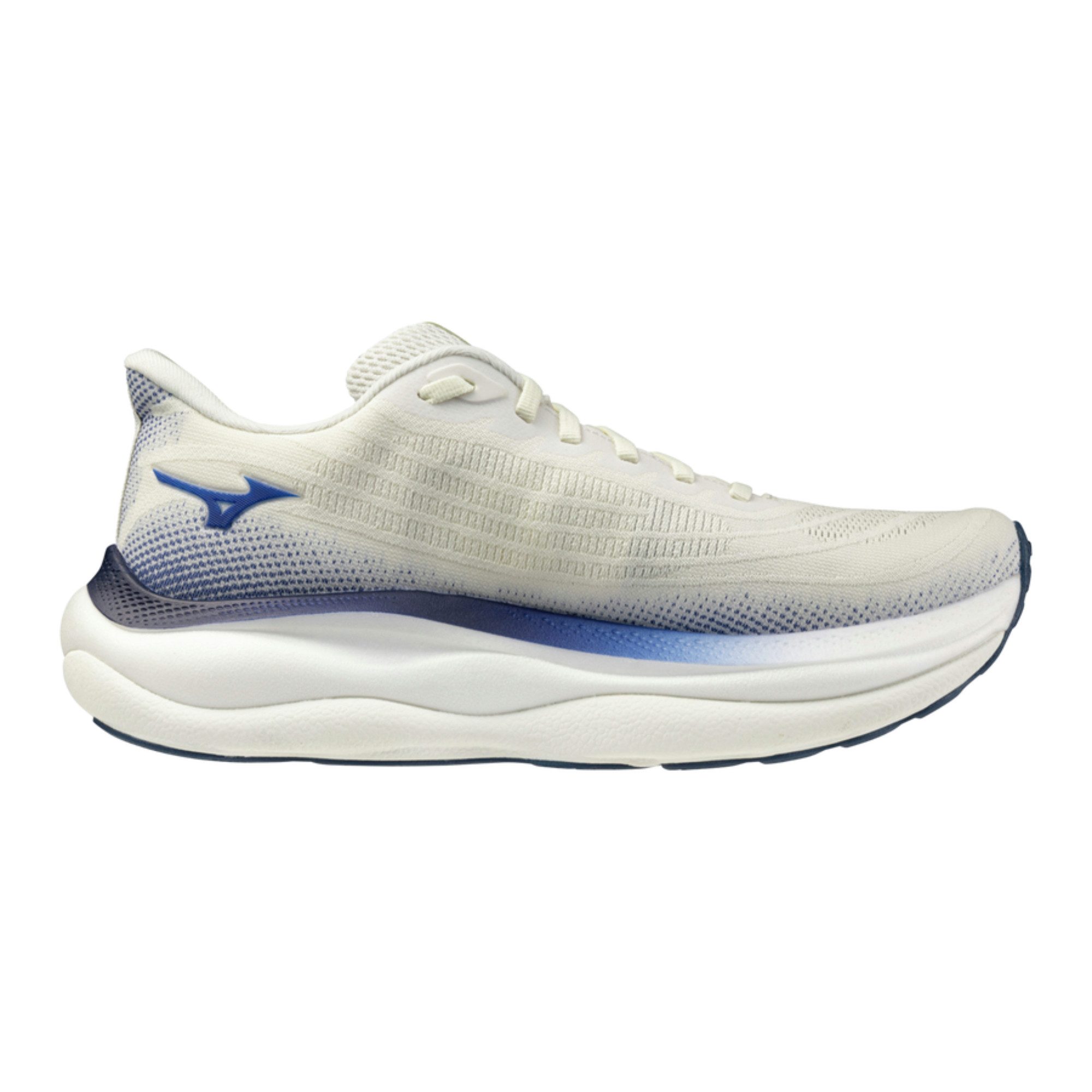 Mizuno WAVE SKY 9 - Herren Laufschuh - Snow White/Surf the Web/Lightning Laufschuh