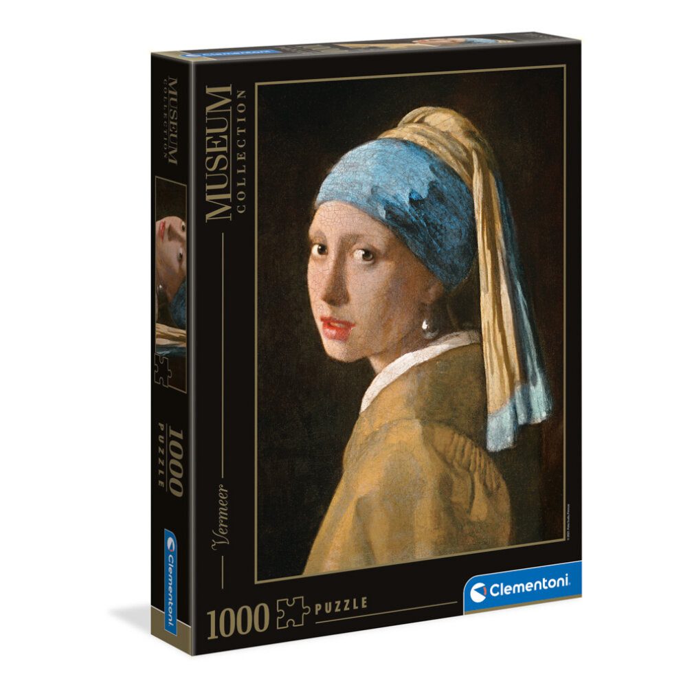 Clementoni® Puzzle Puzzle 1000 Teile Museum - Vermer, Puzzleteile