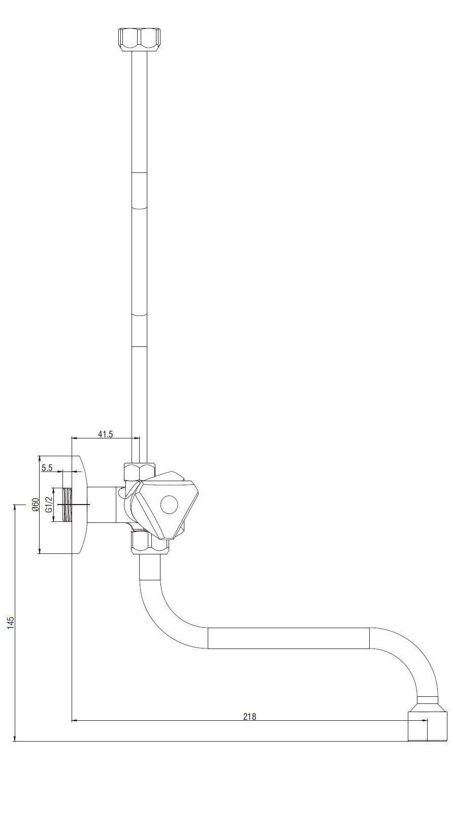 Boiler Spültischarmatur Tuganna Melbourne drucklose Küchenarmatur für Übertischspeicher Chrom, 2406218