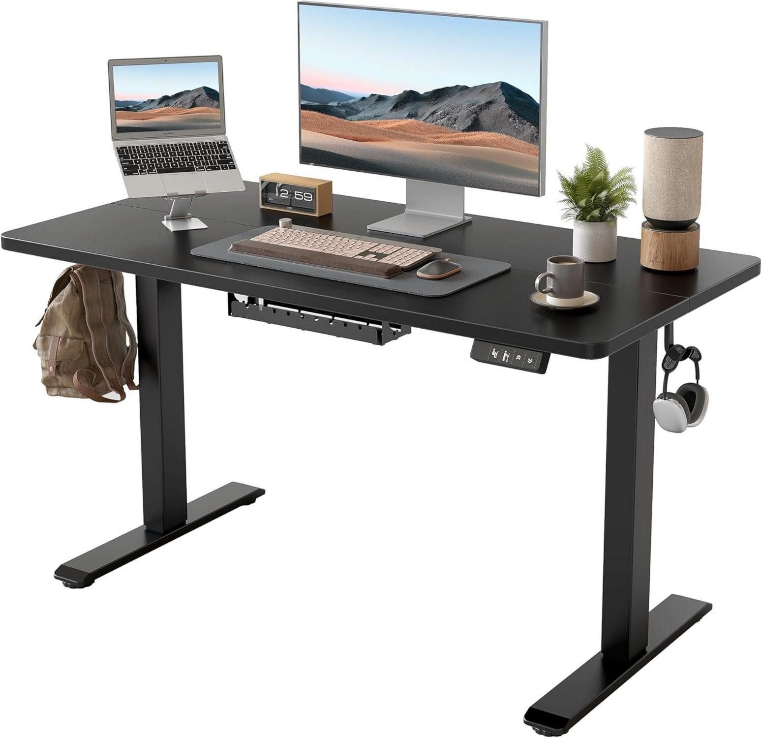 Stehpult Elektrischer Schreibtisch Höhenverstellbar 120x60 cm Memory Funktion
